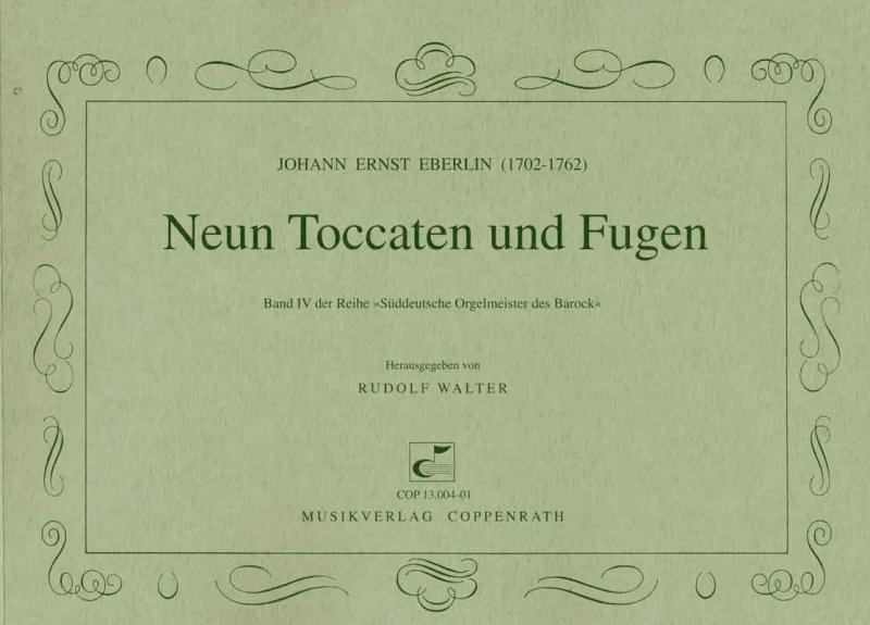 Eberlin 9 Toccaten für Orgel